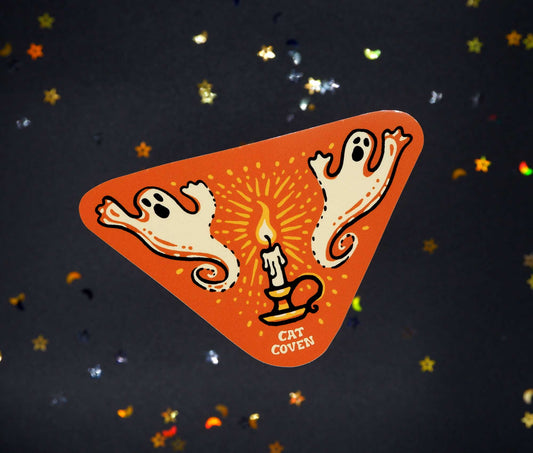Ghosts Corner - Sticker - Cat Coven - The Society for Unusual Books