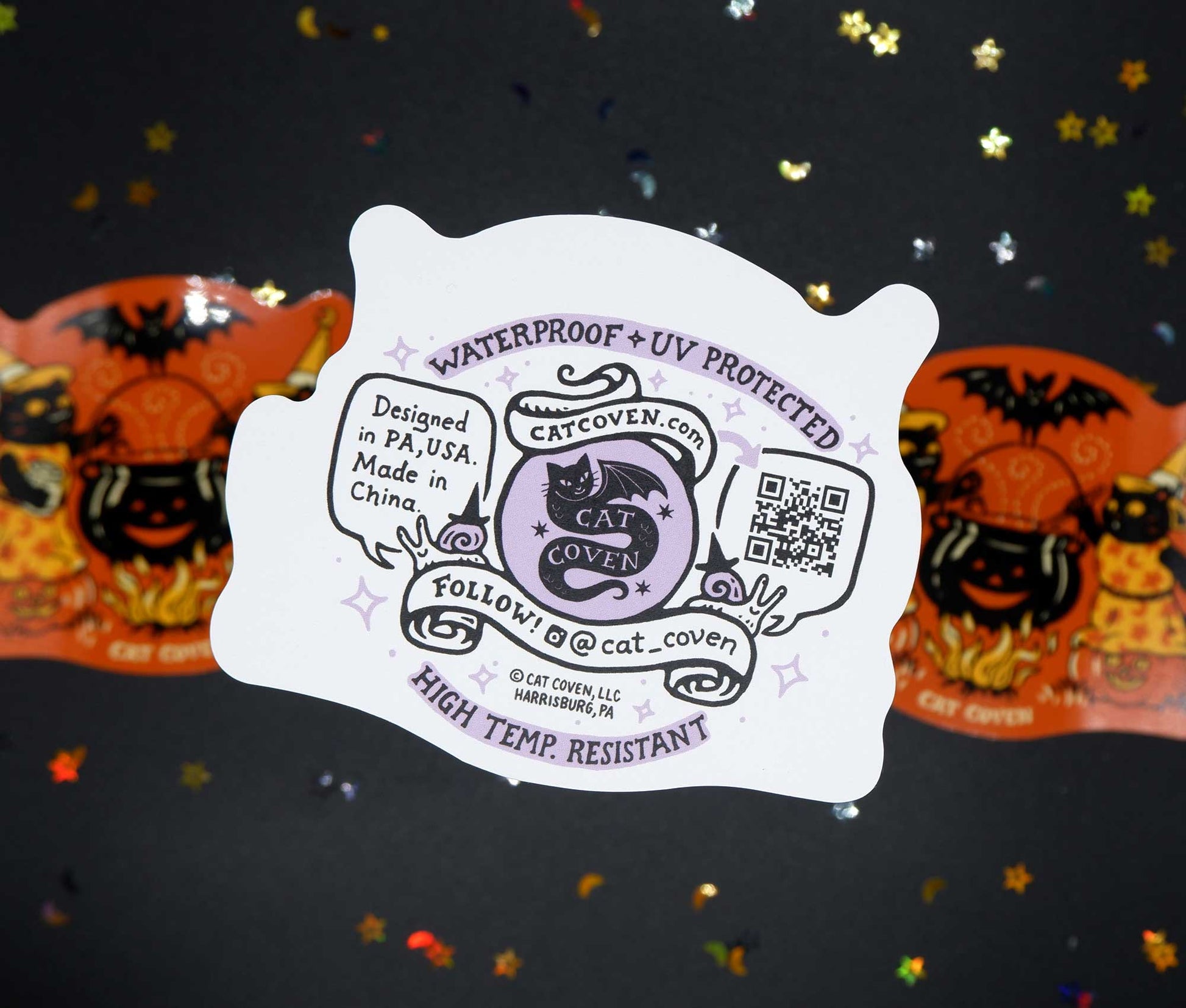 Hallow's Eve Brew - Sticker - Cat Coven - The Society for Unusual Books