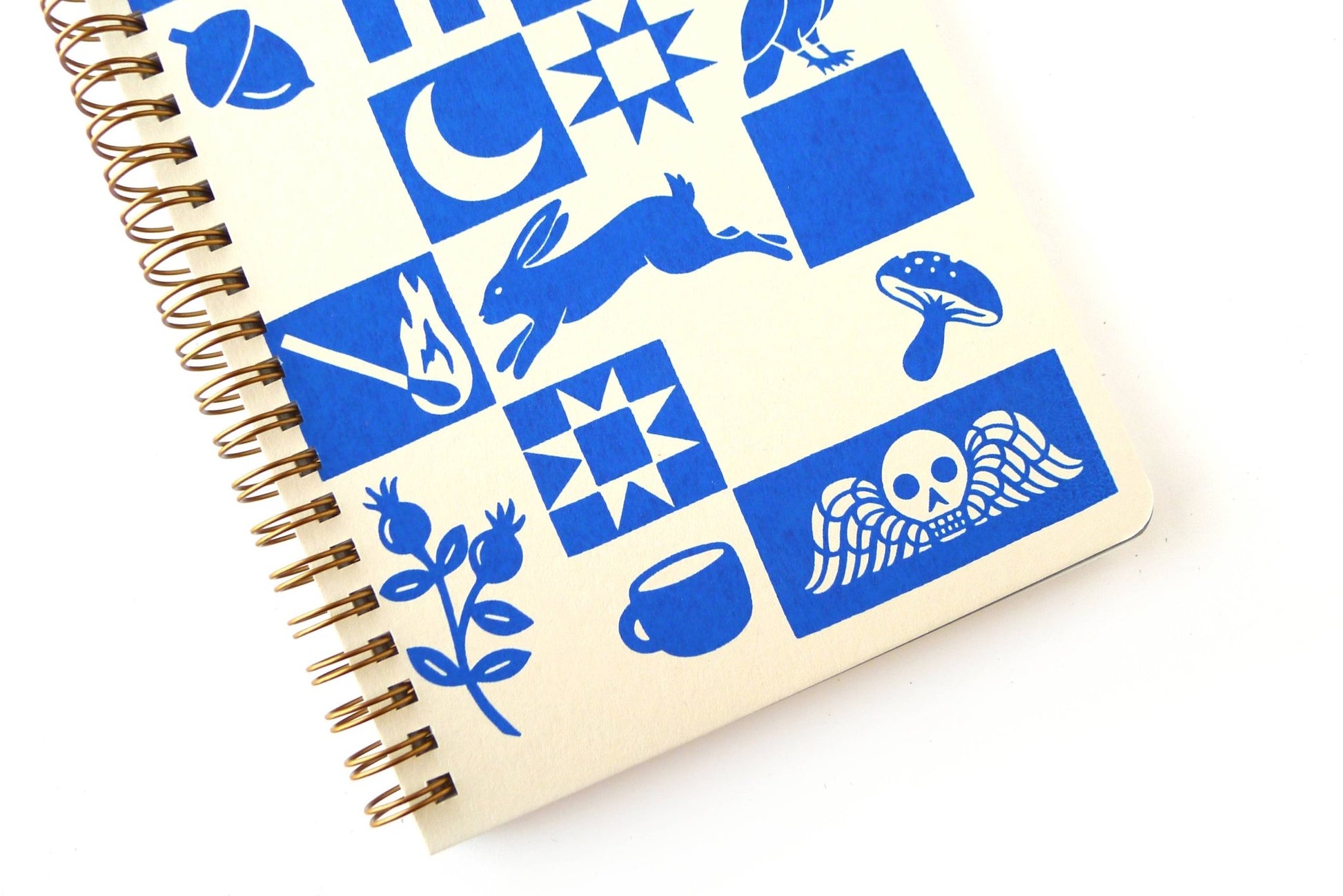 Quilt Coil Notebook -Middle Dune - The Society for Unusual Books