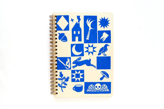 Quilt Coil Notebook -Middle Dune - The Society for Unusual Books