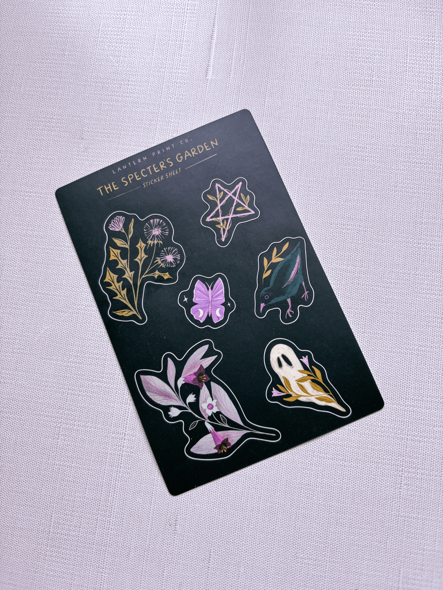 Specter's Garden Sticker Sheet - Lantern Print Co. - The Society for Unusual Books