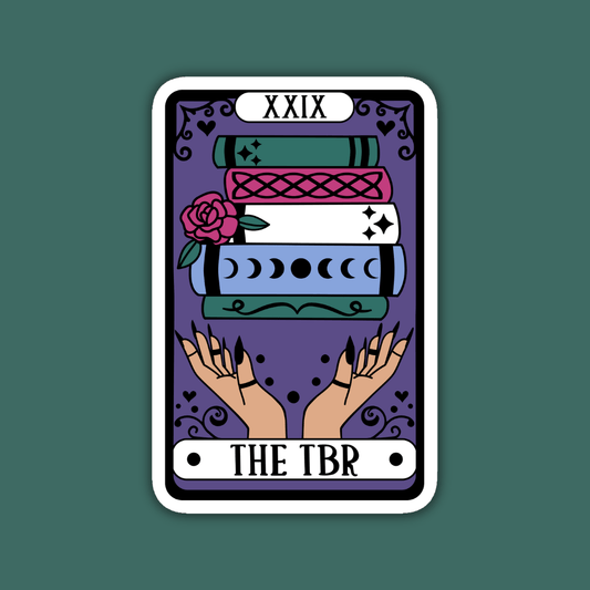 TBR Alternative Tarot Reader Book Sticker -Indigo Maiden - The Society for Unusual Books