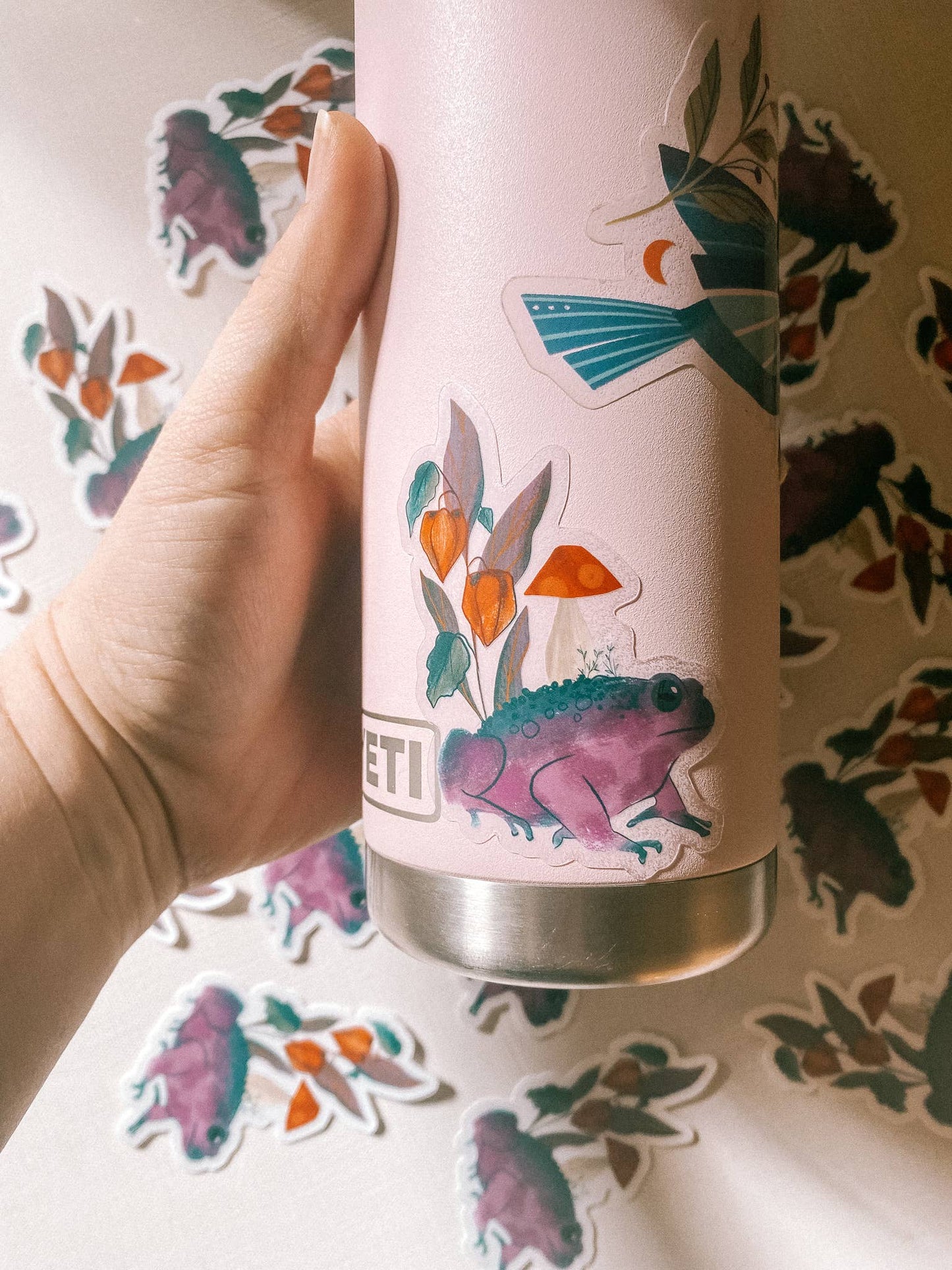 Toad Spirit 3" Clear Vinyl Sticker - Lantern Print Co. - The Society for Unusual Books