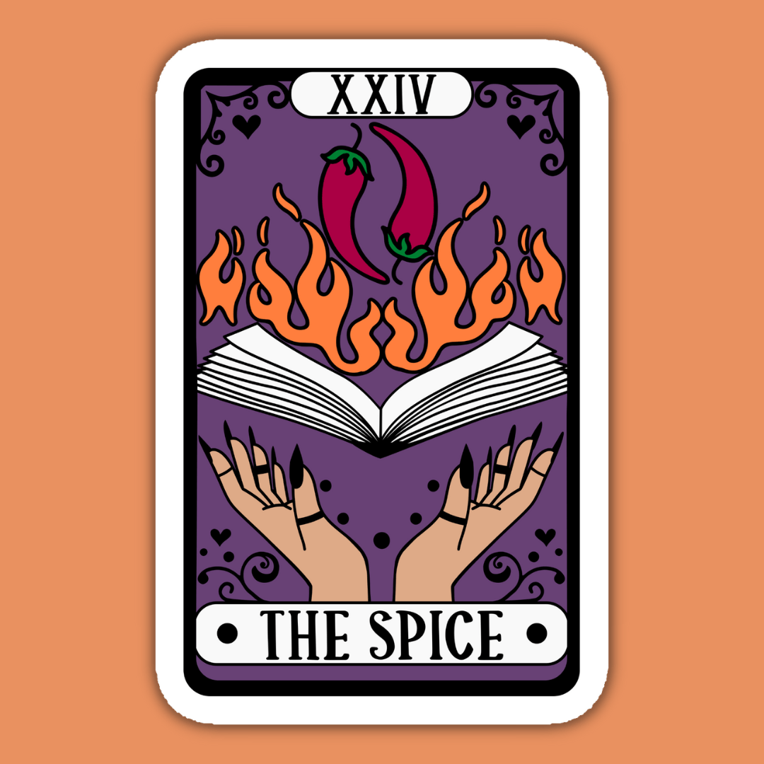 The Spice Alternative Tarot Card Reader Sticker - Indigo Maiden - The Society for Unusual Books