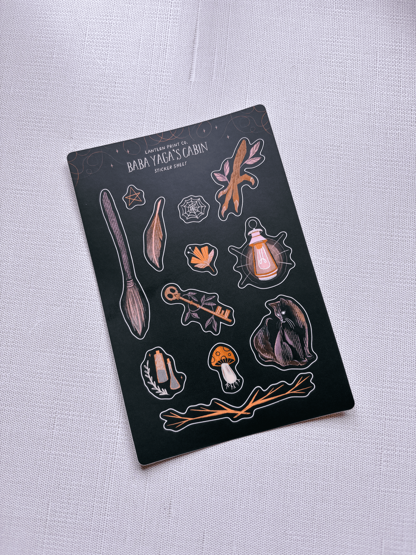 Baba Yaga's Cabin Sticker Sheet - Lantern Print Co. - The Society for Unusual Books