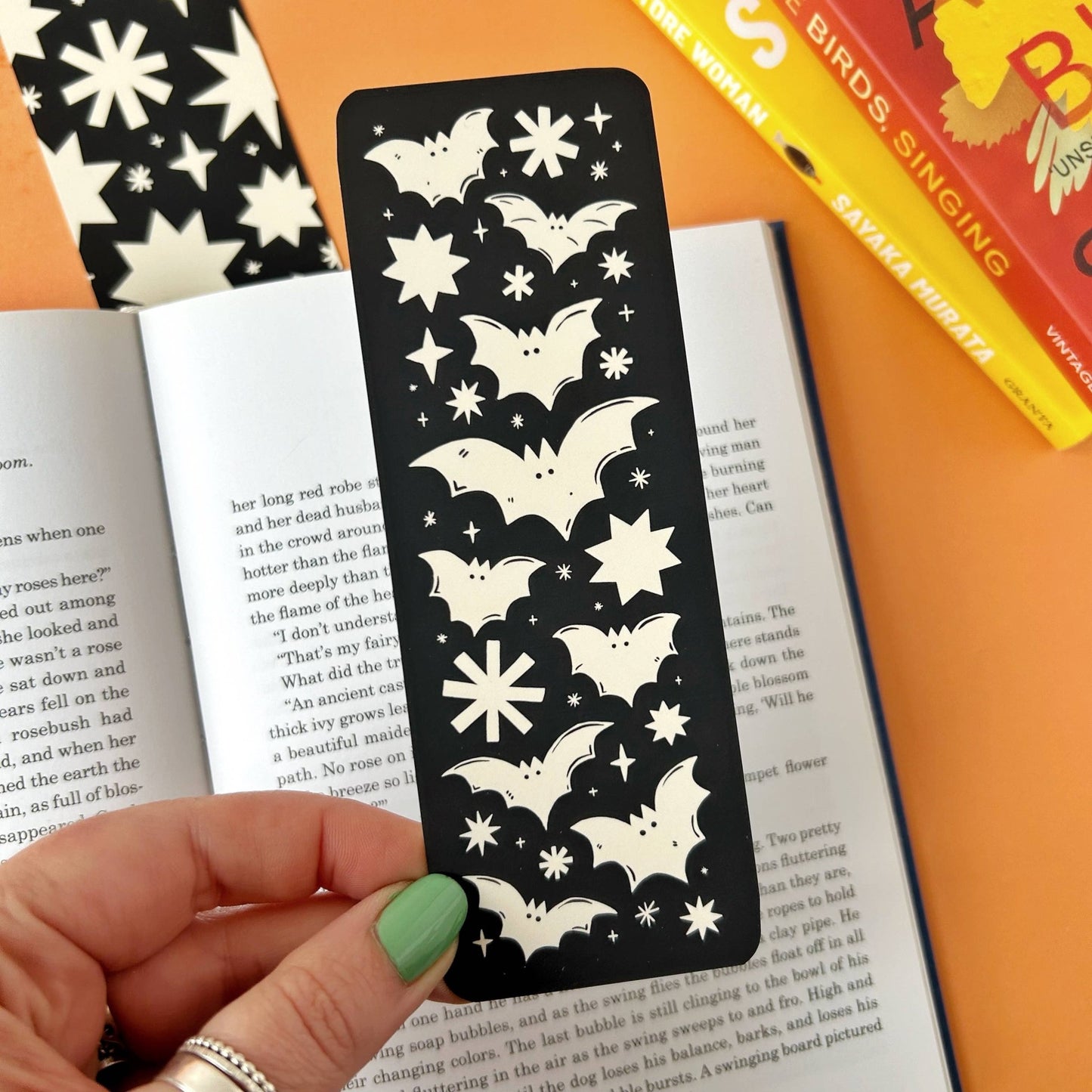 Bats Bookmark - Stacey McEvoy Caunt - The Society for Unusual Books