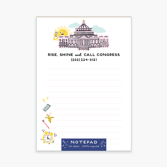 Call Congress Notepad -Party of One - The Society for Unusual Books