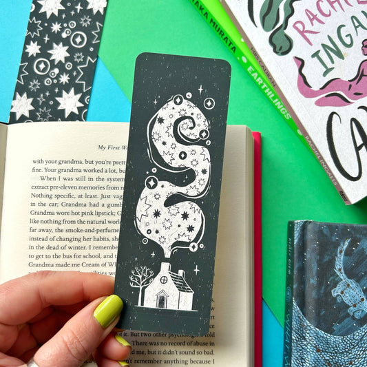 Cottage Bookmark -Stacey McEvoy Caunt - The Society for Unusual Books