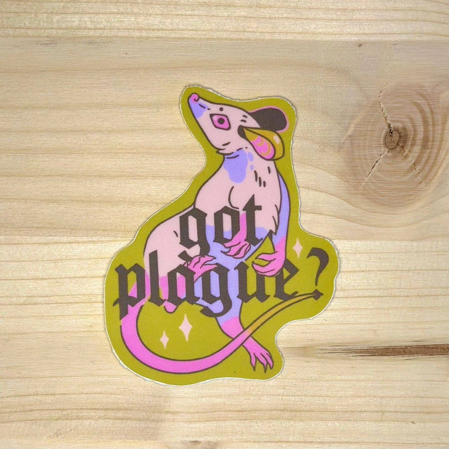 Got Plague? Sticker - Odd Hare Goods - The Society for Unusual Books