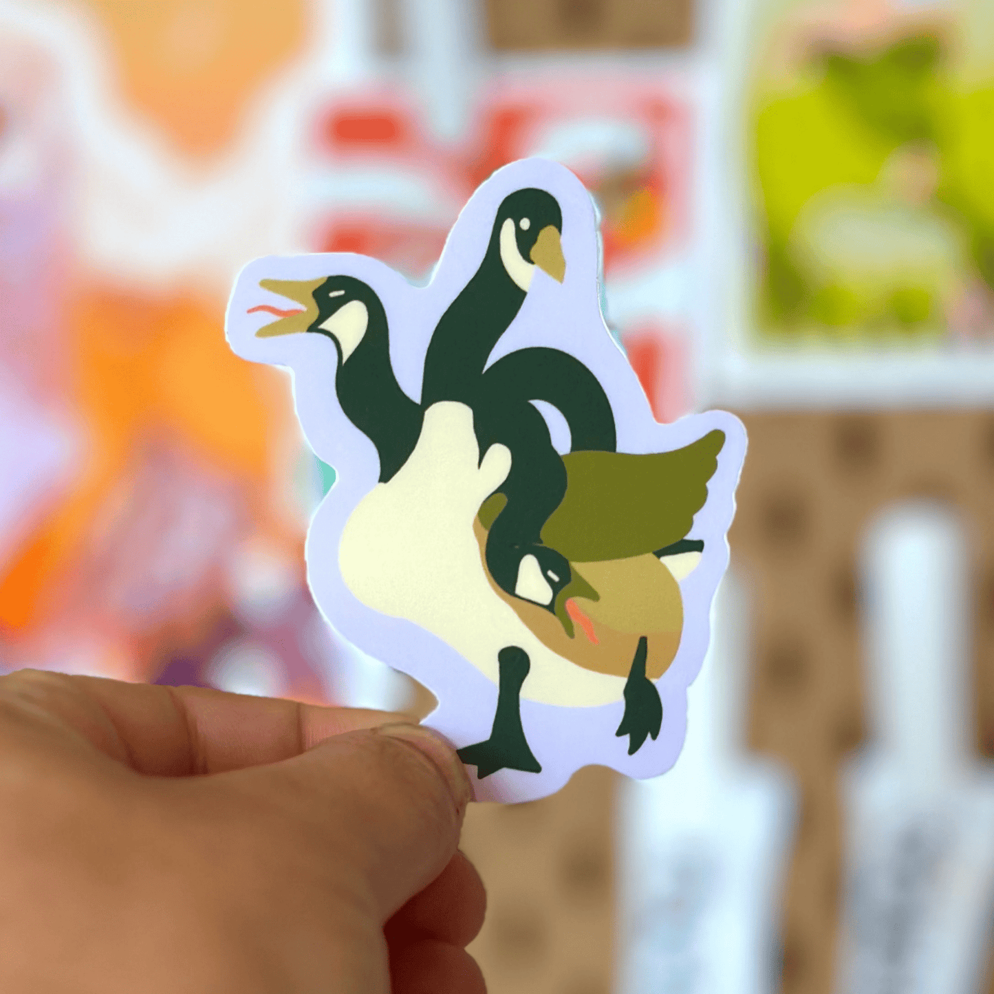 Hydragoose Sticker - Odd Hare Goods - The Society for Unusual Books