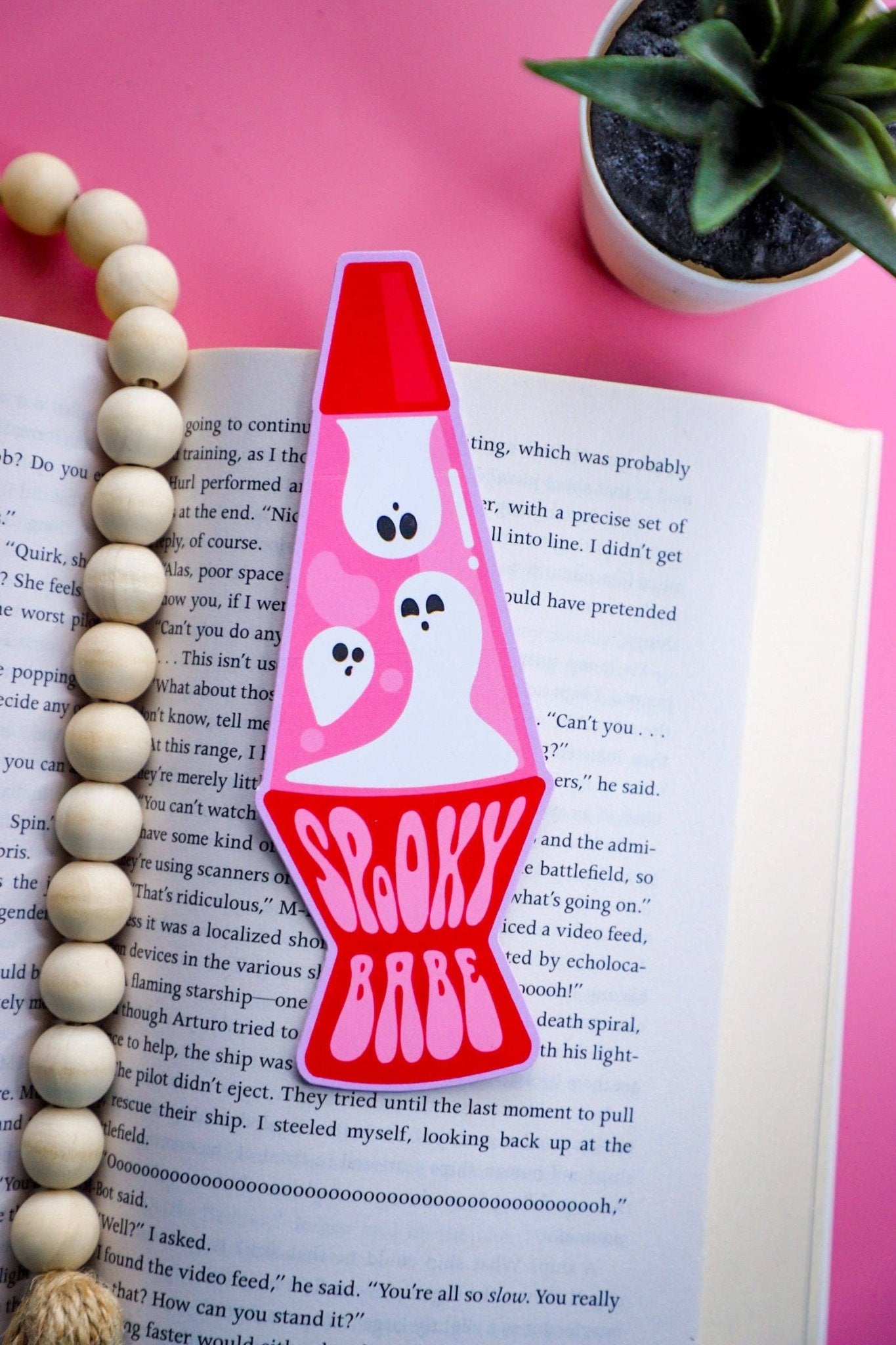 Lava Lamp Spooky Babe Bookmark - Furever Booked - The Society for Unusual Books