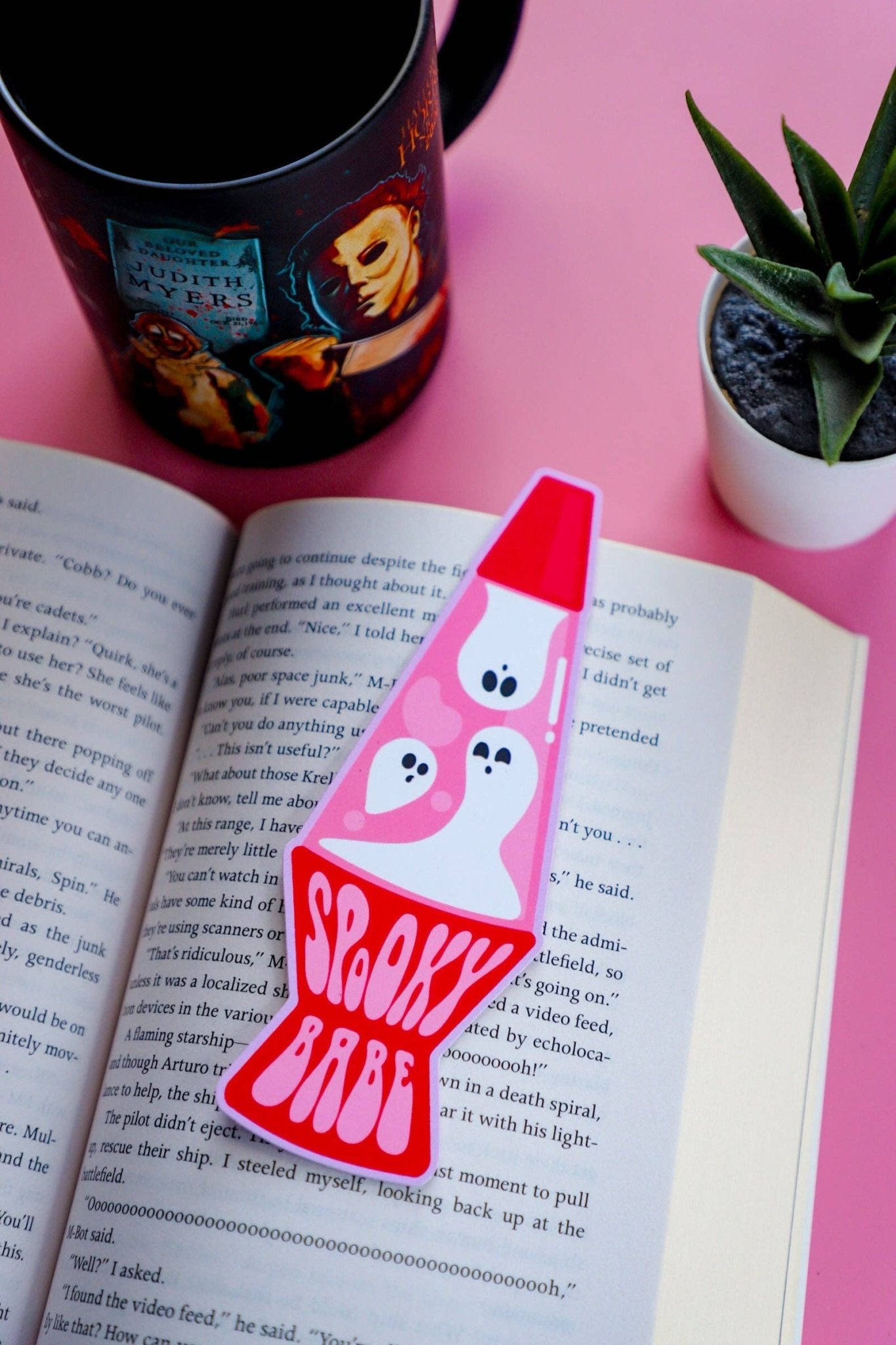 Lava Lamp Spooky Babe Bookmark - Furever Booked - The Society for Unusual Books