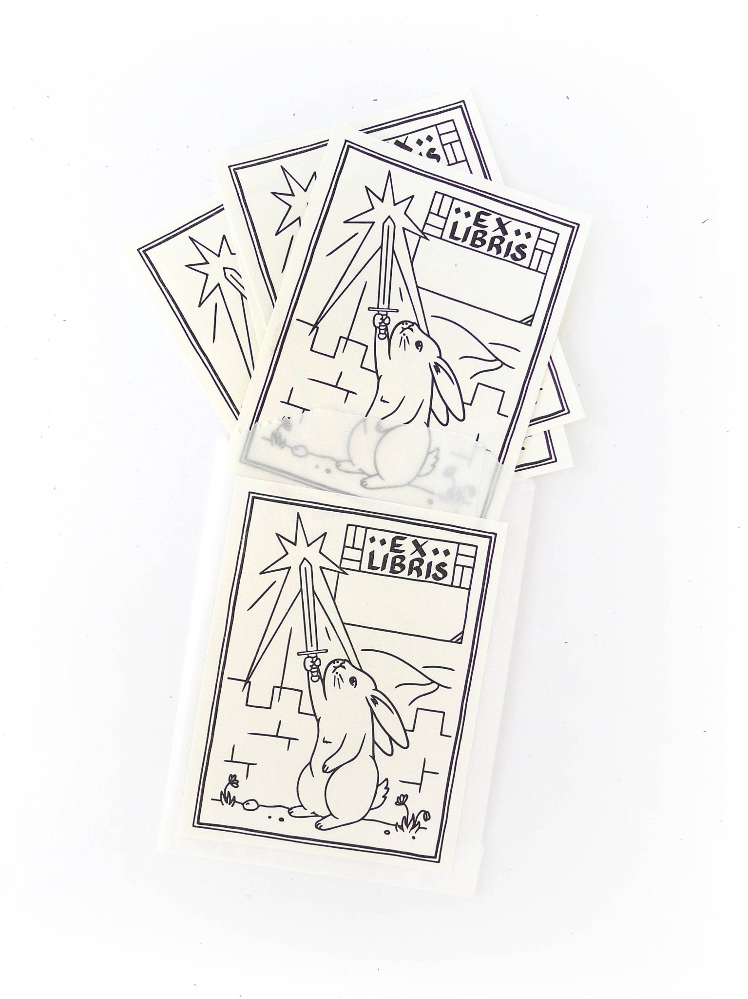 Mighty Bookplate (Set of 10) - Middle Dune - The Society for Unusual Books