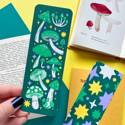 Mushroom Bookmark -Stacey McEvoy Caunt - The Society for Unusual Books