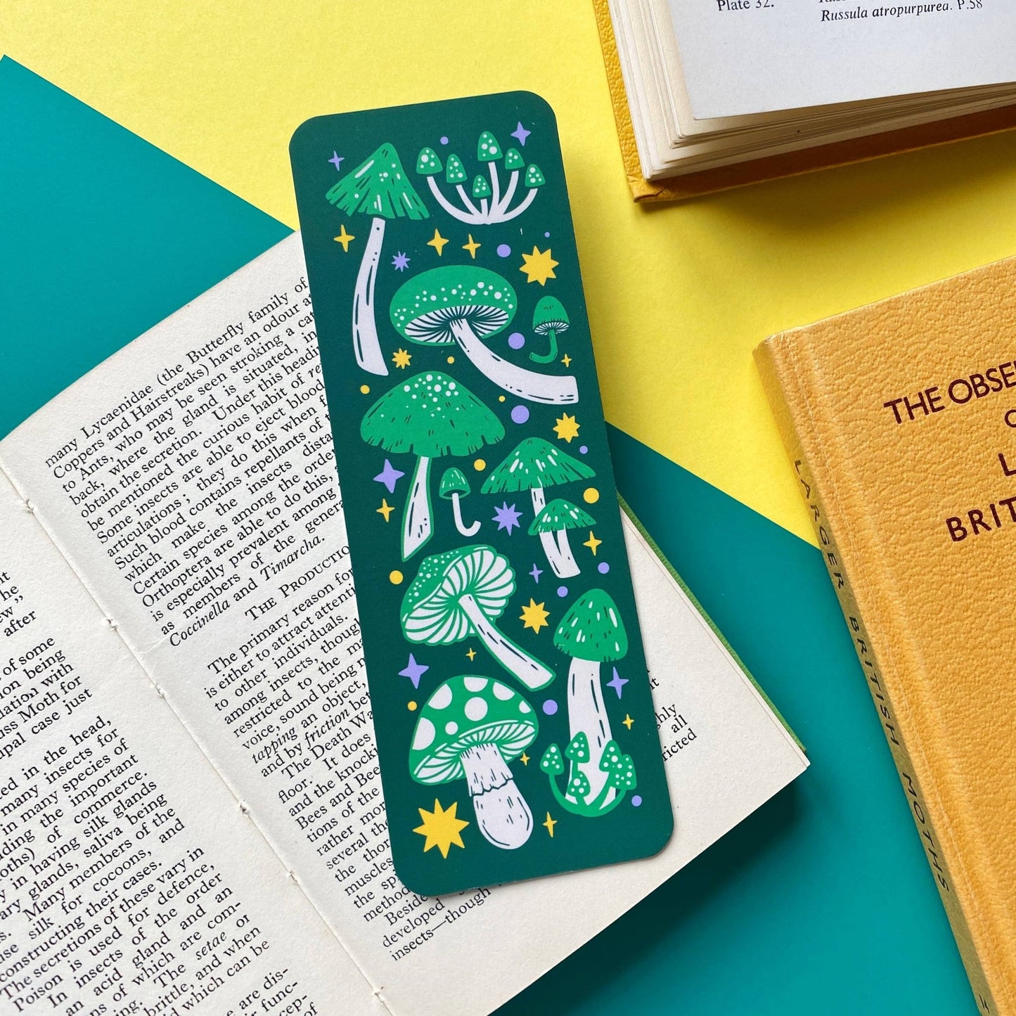 Mushroom Bookmark -Stacey McEvoy Caunt - The Society for Unusual Books