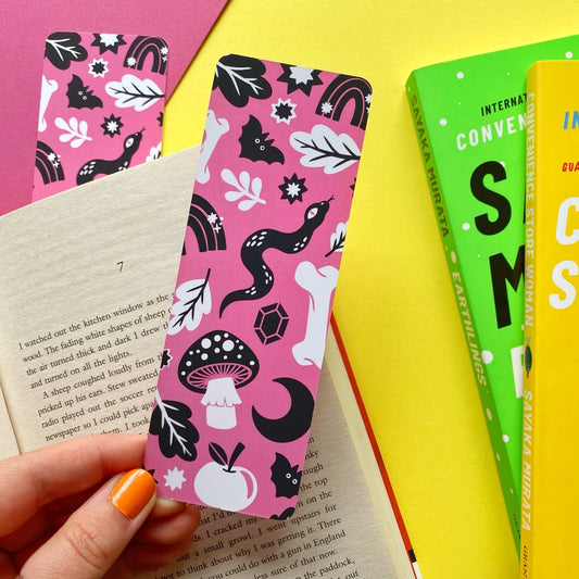 Pink Autumn Bookmark -Stacey McEvoy Caunt - The Society for Unusual Books