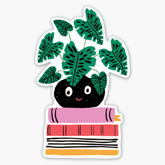 Plant Books Sticker -Party of One - The Society for Unusual Books