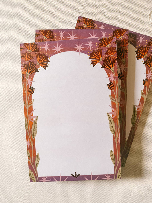 Poppy Field Notepad -Lantern Print Co. - The Society for Unusual Books