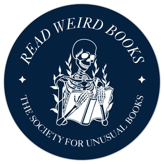 Read Weird Books Sticker -The Society for Unusual Books - The Society for Unusual Books