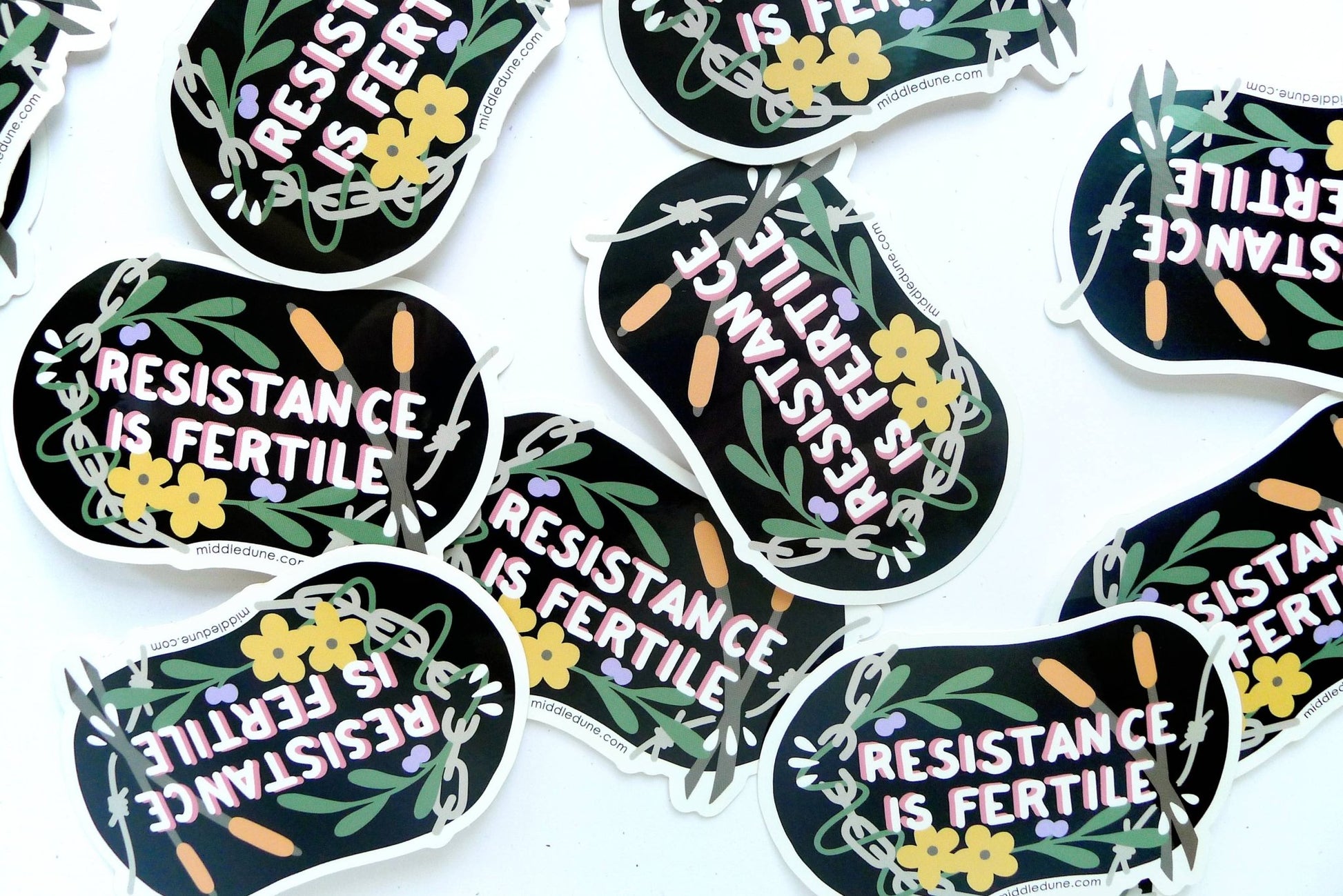 Resistance is Fertile Sticker - Middle Dune - The Society for Unusual Books