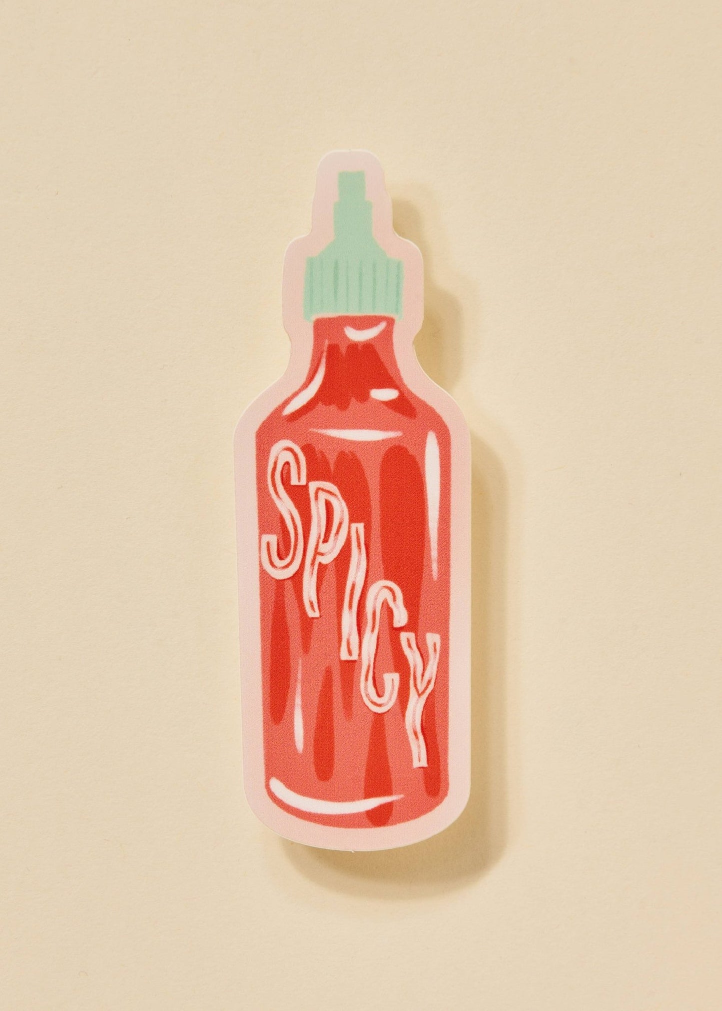 Spicy Hot Sauce Illustrated Sticker - One & Only Paper - The Society for Unusual Books