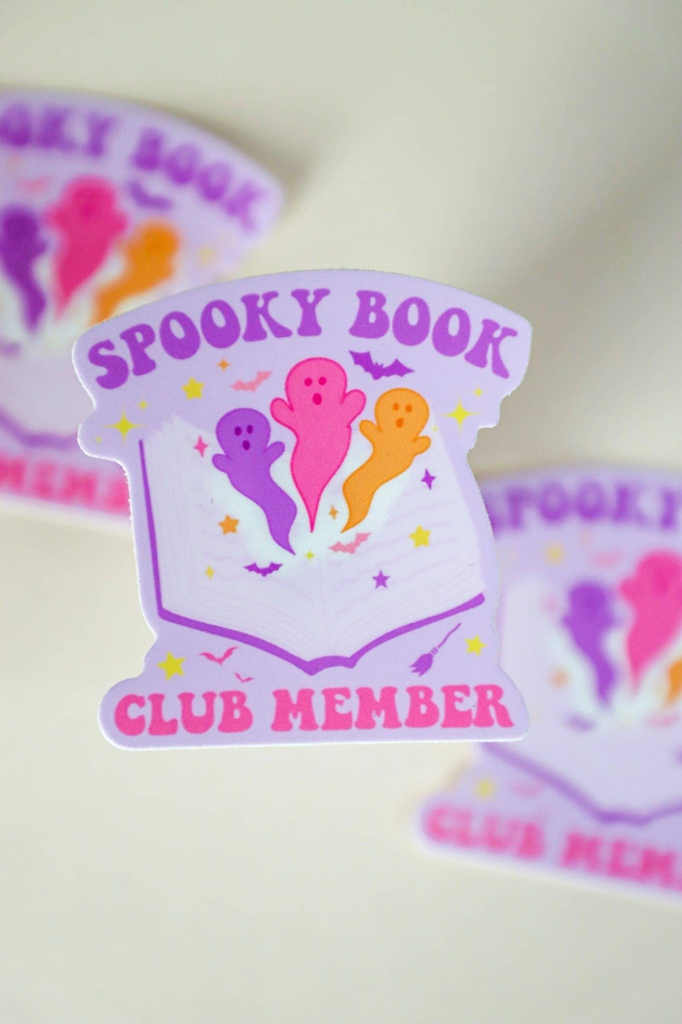 Spooky Book Club Member Sticker - Furever Booked - The Society for Unusual Books