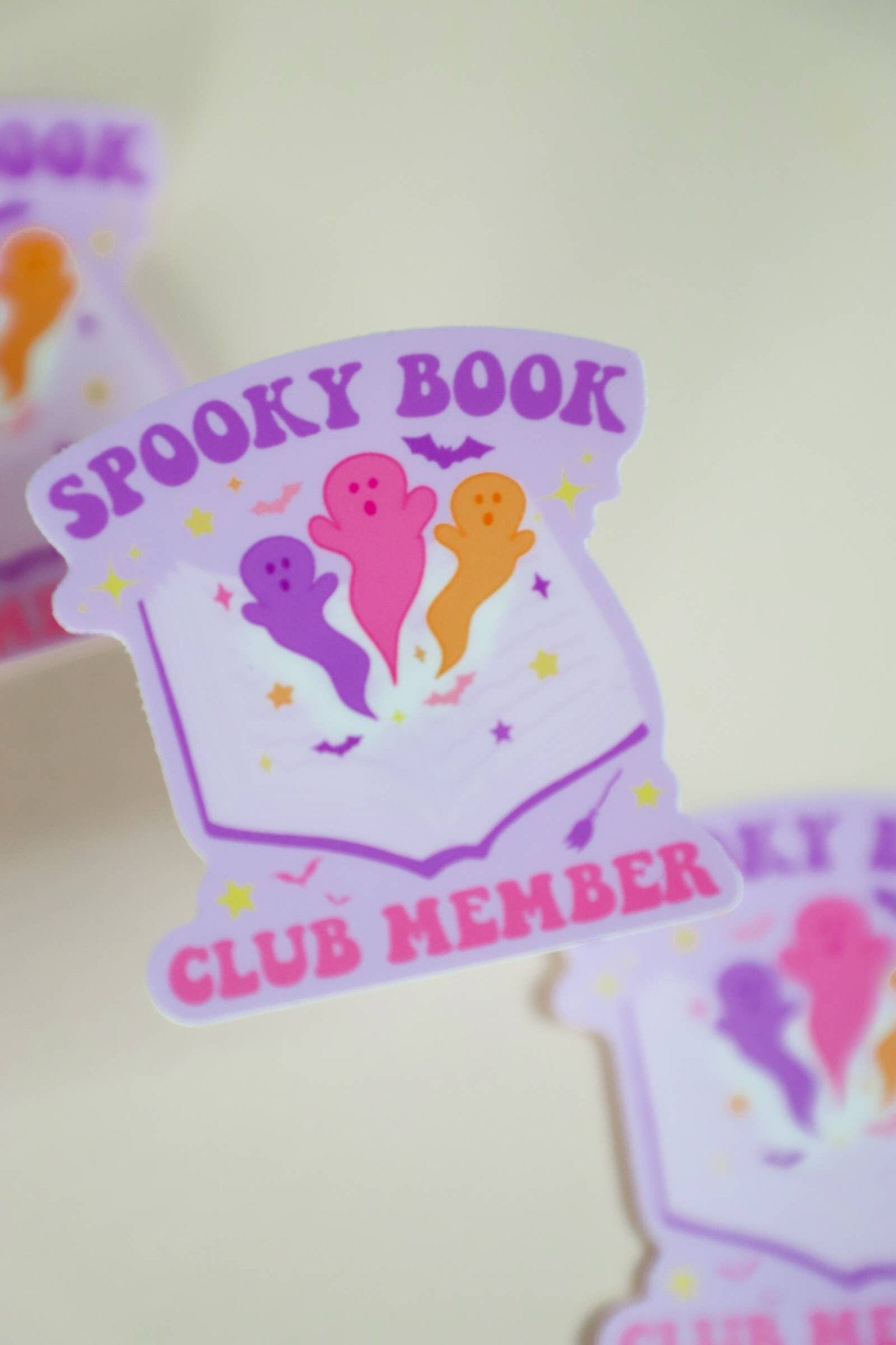 Spooky Book Club Member Sticker - Furever Booked - The Society for Unusual Books