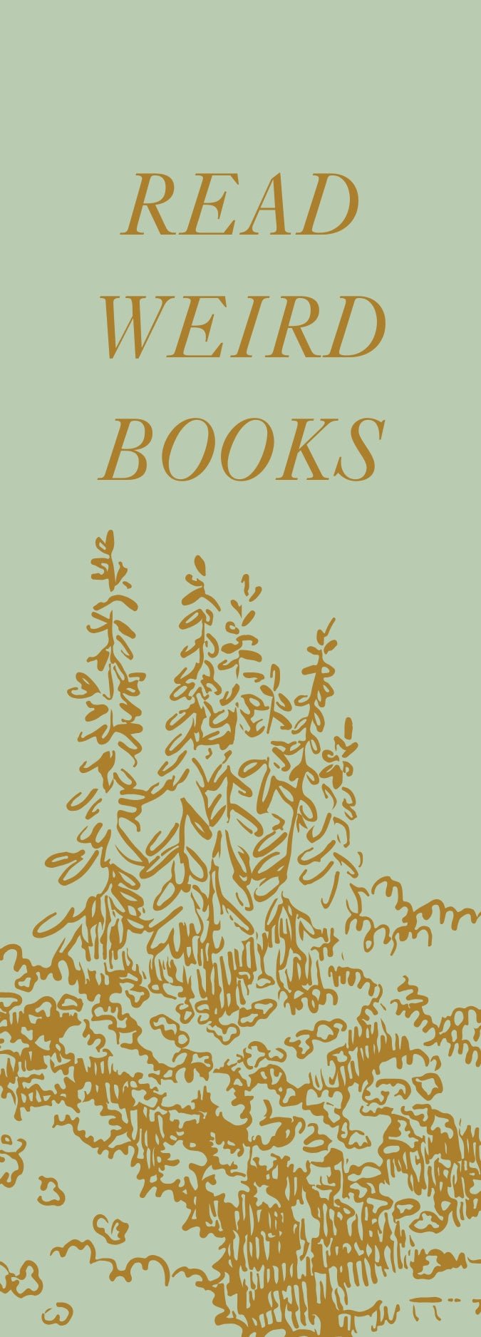 S/S '25 Garden Bookmark - The Society for Unusual Books - The Society for Unusual Books