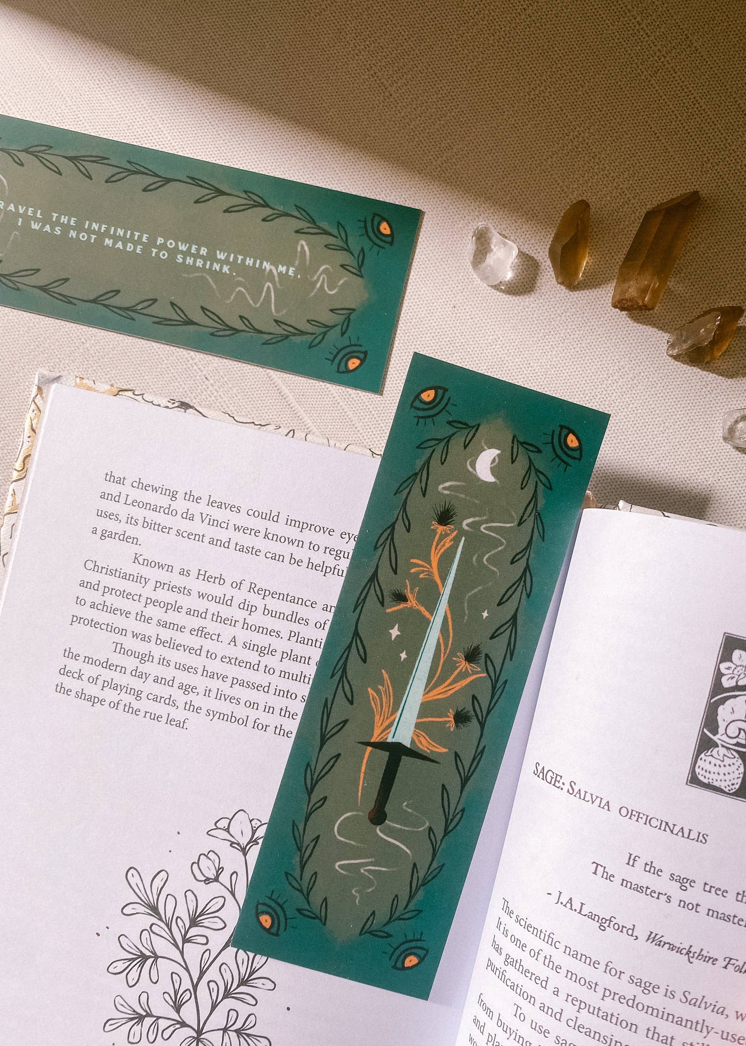 Strength Affirmation Bookmark - Lantern Print Co. - The Society for Unusual Books