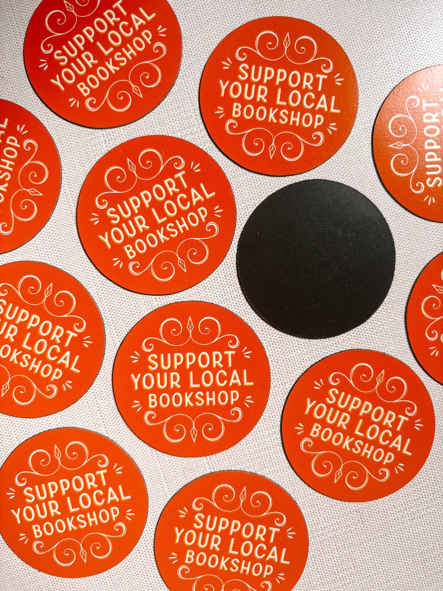 Support Your Local Bookshop 2" MAGNET - Lantern Print Co. - The Society for Unusual Books