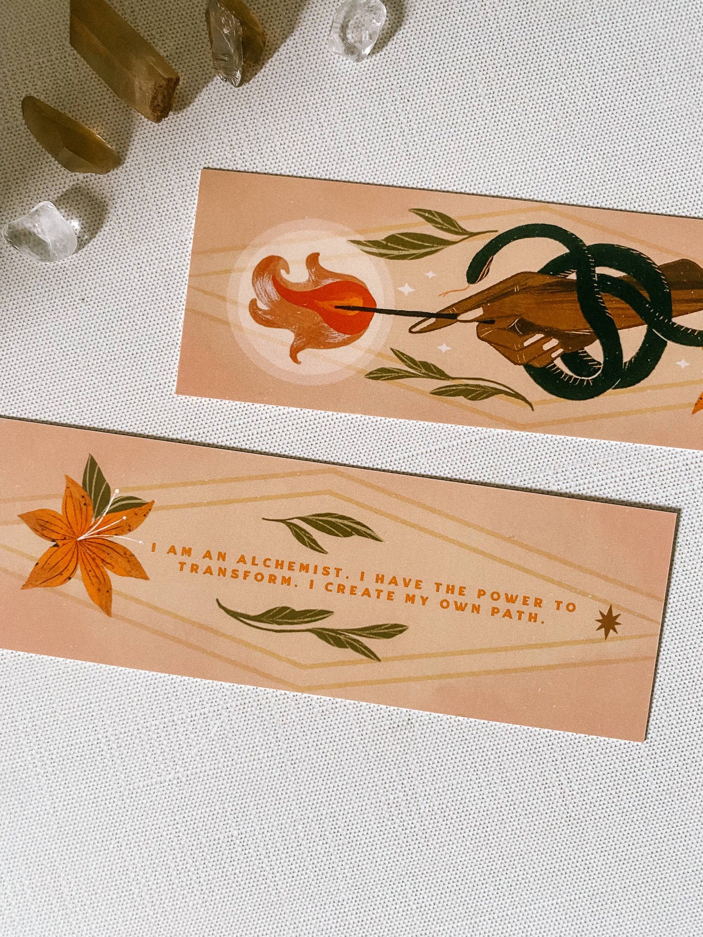 The Alchemist Affirmation Bookmark - Lantern Print Co. - The Society for Unusual Books