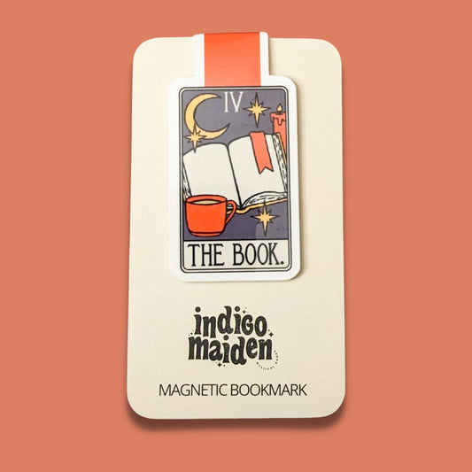 The Book Alternative Tarot Card Magnetic Bookmark -Indigo Maiden - The Society for Unusual Books