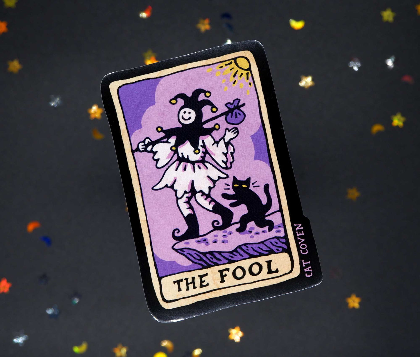The Fool (Tarot) - Sticker - Cat Coven - The Society for Unusual Books