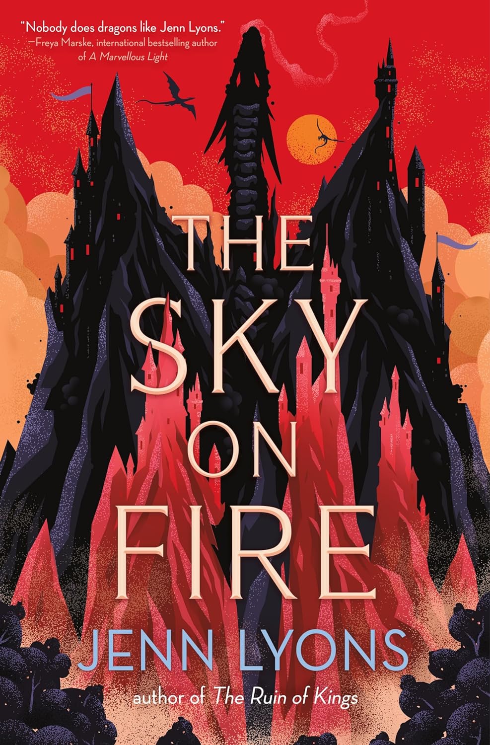 The Sky on Fire (SHELF WORN) - Jenn Lyons - The Society for Unusual Books