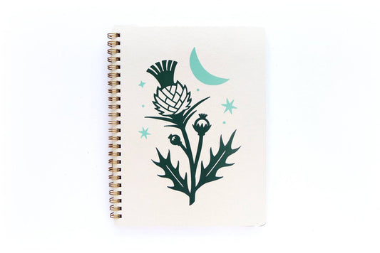 Thistle Coil Notebook, Large -Middle Dune - The Society for Unusual Books