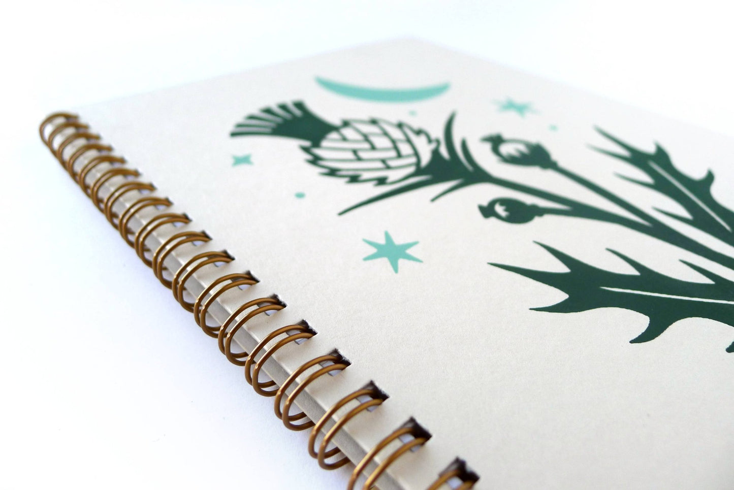 Thistle Coil Notebook, Large -Middle Dune - The Society for Unusual Books