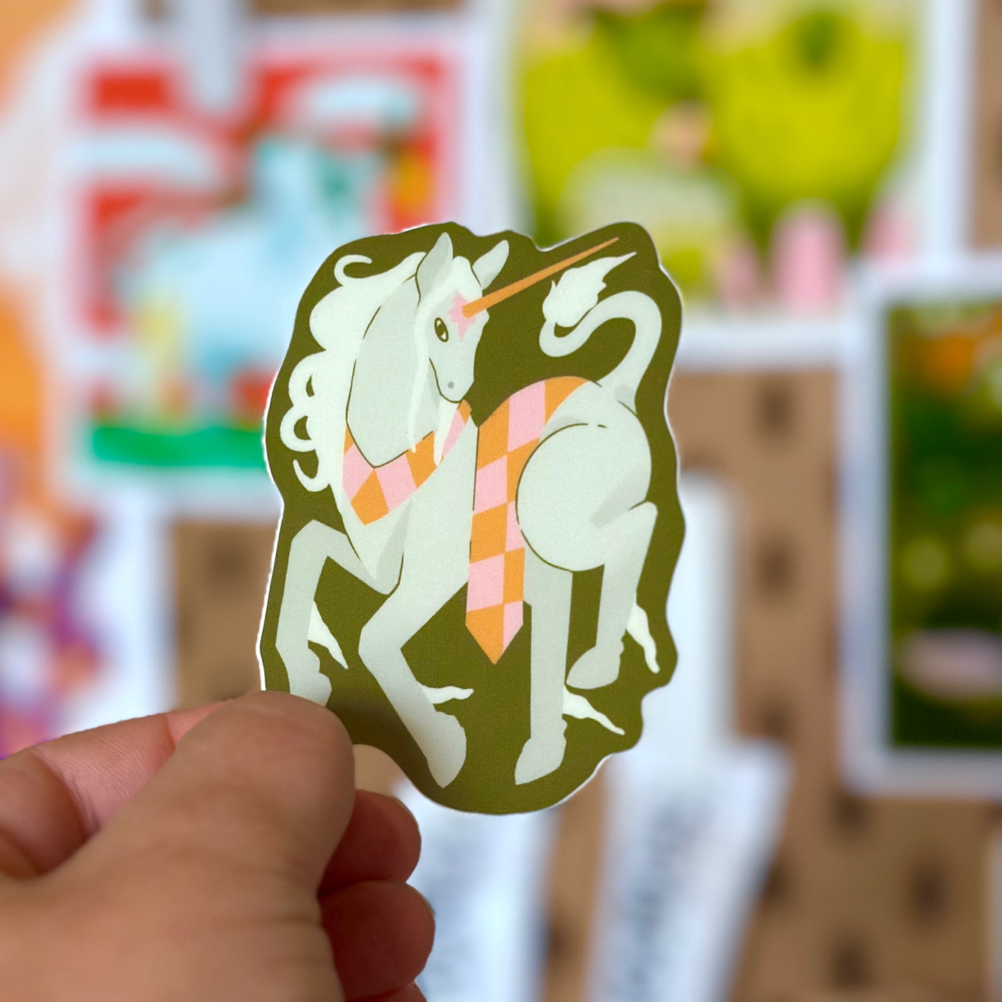 Unicorn Sticker - Odd Hare Goods - The Society for Unusual Books