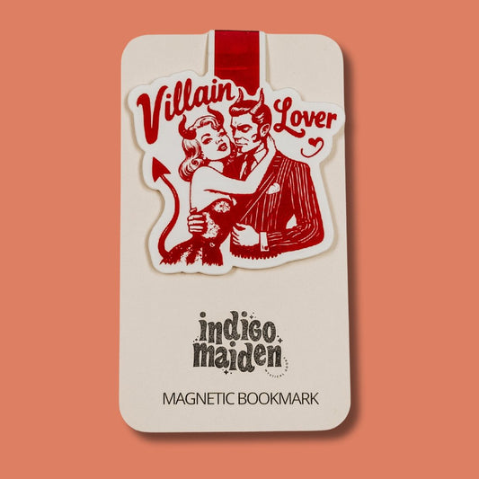 Villain Lover Magnetic Bookmark -Indigo Maiden - The Society for Unusual Books