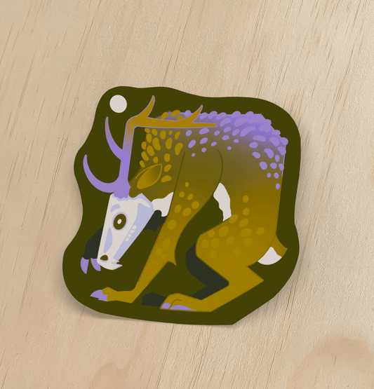 Wendigo Sticker - Odd Hare Goods - The Society for Unusual Books